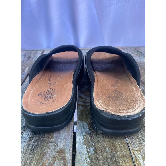 Fly Flot Men’s Size 11 (EU 45) Leather Slide Sandals Anti-Shock Made in Italy - Picture 7 of 10